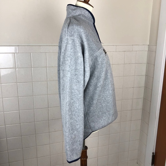 NFL Rams Fleece Pullover Sweater St. Louis Los Angeles Gray Blue Gold Medium - Picture 3 of 6